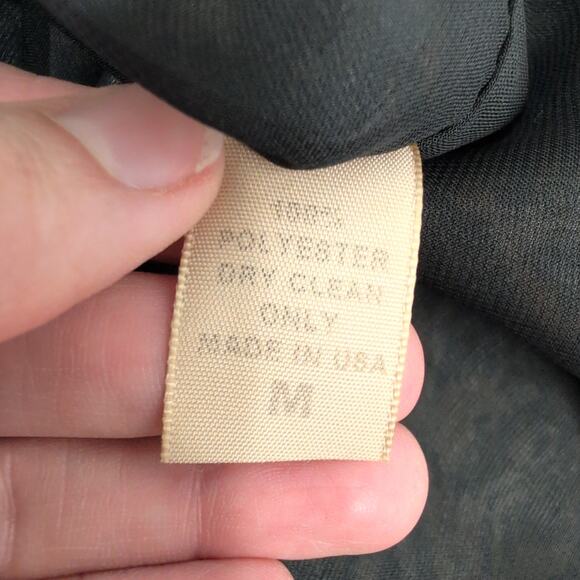 Karen Zambos Black Multicolor Abstract Colton Shirt Dress - Size Medium $150 - Picture 10 of 11